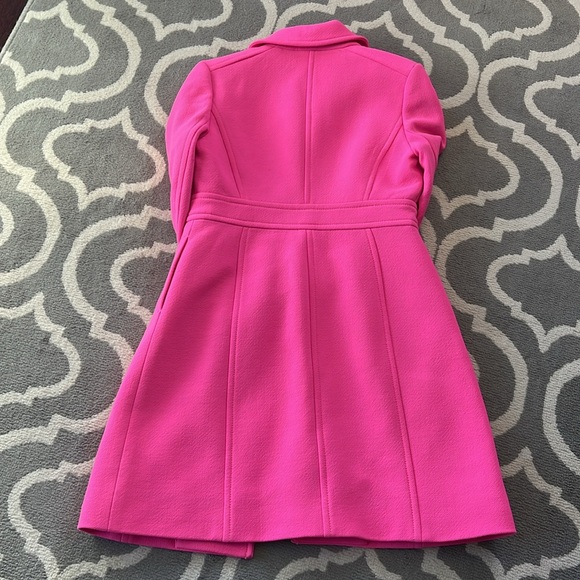 Used in excellent condition J.Crew, pink lady coat - Picture 3 of 6